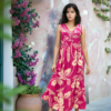 Vibrant Floral Maxi Dress