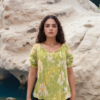Women’s Floral Print Boho Blouse