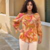 Floral Print Boho Blouse