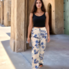 Women’s Casual High-Waisted Printed Pants