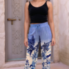 Women’s Tropical Print Wide-Leg Pants